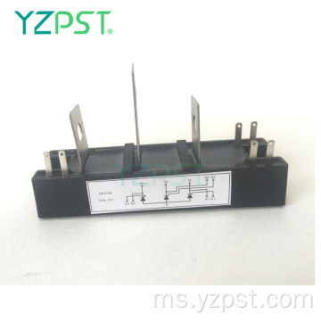 150A Modul thyristor tiga tangan untuk voltag rendah